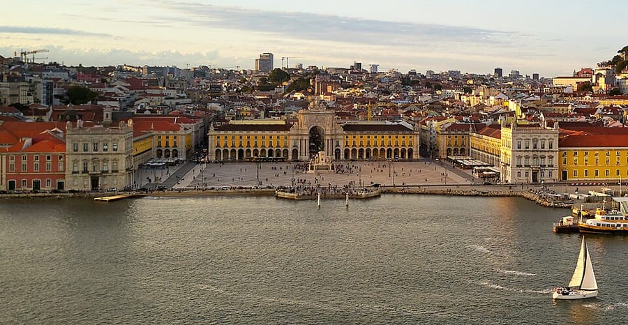 Praça do Comércio (Terreiro do Paço) in central Lisbon
